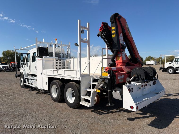 image for item FW3576 2012 Freightliner Business Class M2 Crew Cab crane truck