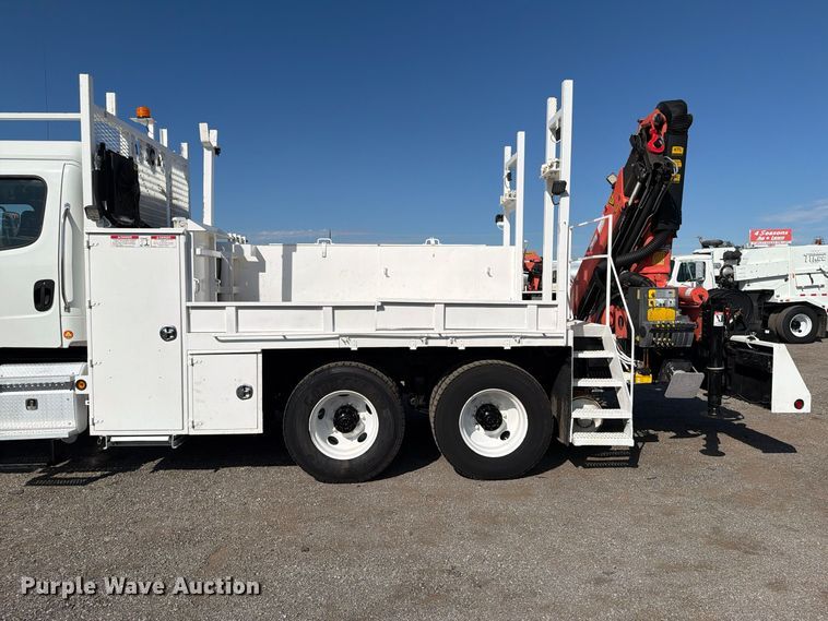 image for item FW3576 2012 Freightliner Business Class M2 Crew Cab crane truck