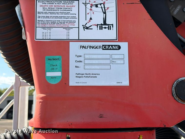 image for item FW3576 2012 Freightliner Business Class M2 Crew Cab crane truck