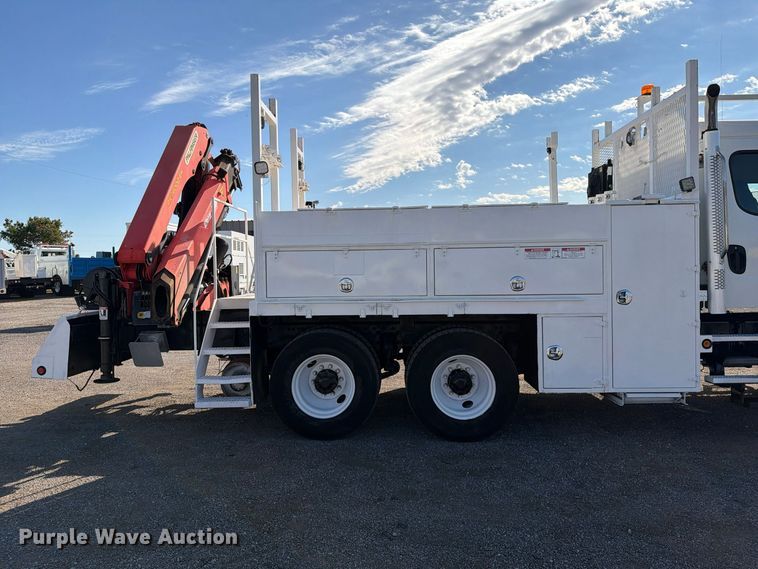 image for item FW3576 2012 Freightliner Business Class M2 Crew Cab crane truck