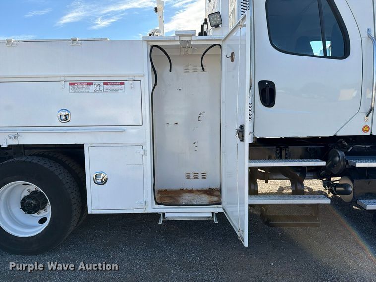 image for item FW3576 2012 Freightliner Business Class M2 Crew Cab crane truck