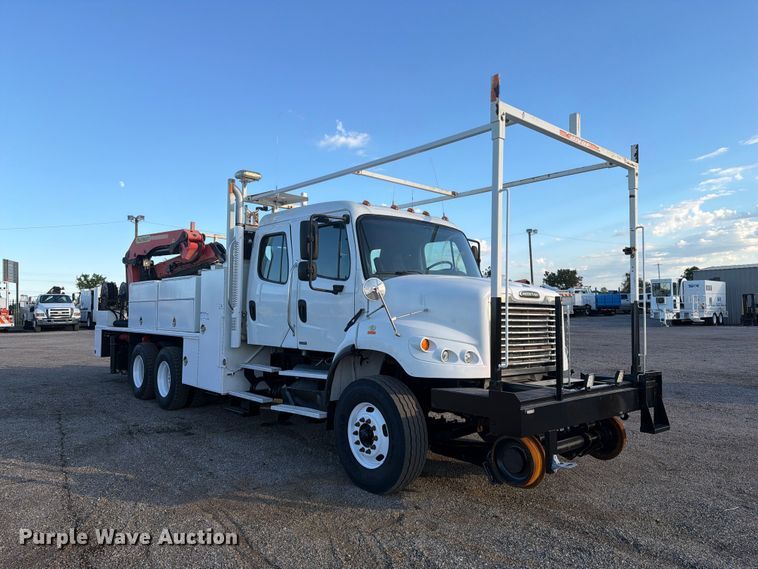 image for item FW3578 2012 Freightliner Business Class M2 Crew Cab crane truck
