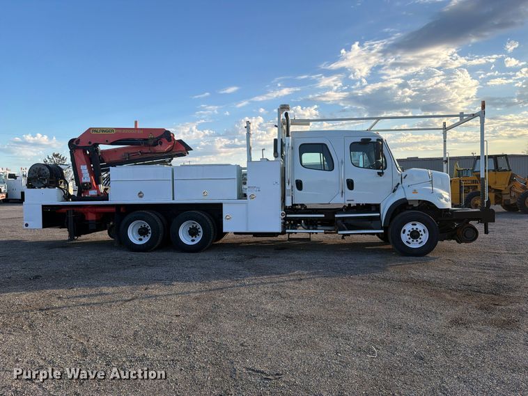 image for item FW3578 2012 Freightliner Business Class M2 Crew Cab crane truck
