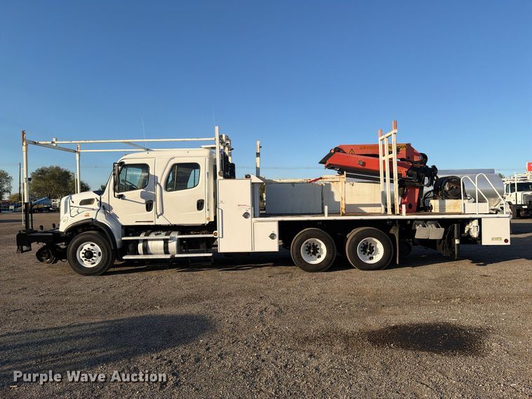 image for item FW3578 2012 Freightliner Business Class M2 Crew Cab crane truck