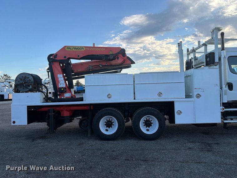 image for item FW3578 2012 Freightliner Business Class M2 Crew Cab crane truck