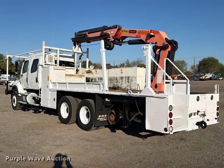 image for item FW3580 2010 Freightliner Business Class M2 Crew Cab crane truck