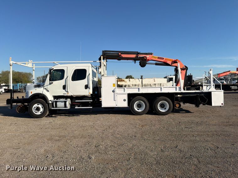 image for item FW3580 2010 Freightliner Business Class M2 Crew Cab crane truck