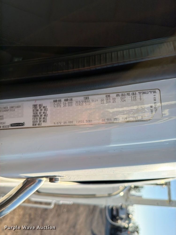 image for item FW3580 2010 Freightliner Business Class M2 Crew Cab crane truck