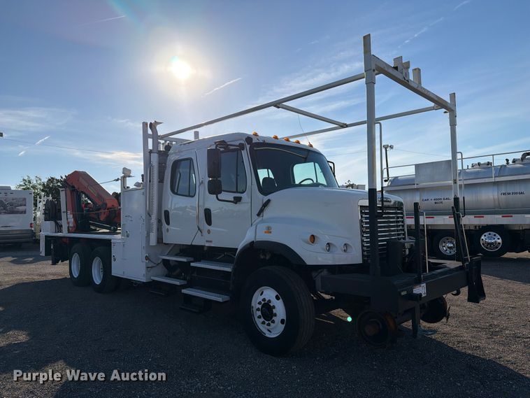 image for item FW3588 2012 Freightliner Business Class M2 Crew Cab crane truck