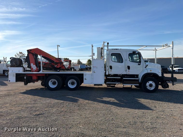 image for item FW3588 2012 Freightliner Business Class M2 Crew Cab crane truck