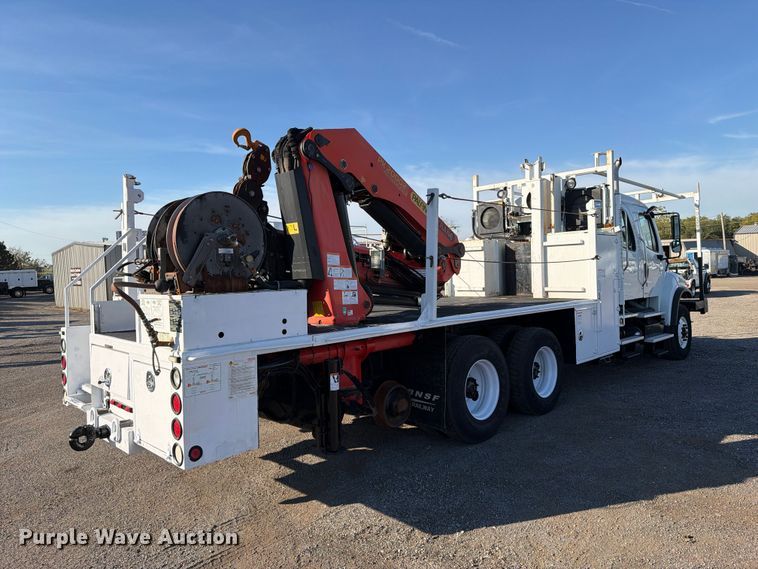 image for item FW3588 2012 Freightliner Business Class M2 Crew Cab crane truck