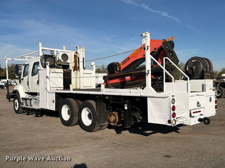 image for item FW3588 2012 Freightliner Business Class M2 Crew Cab crane truck