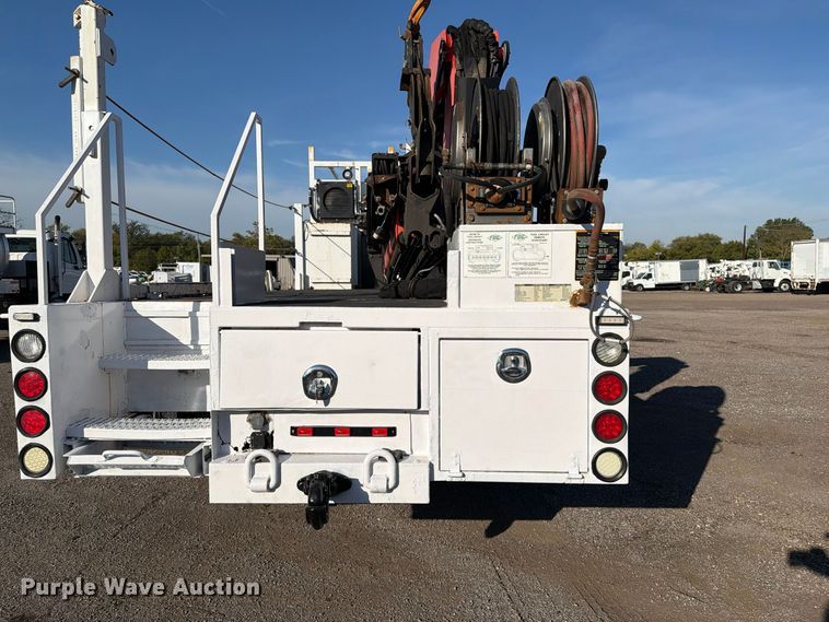 image for item FW3588 2012 Freightliner Business Class M2 Crew Cab crane truck