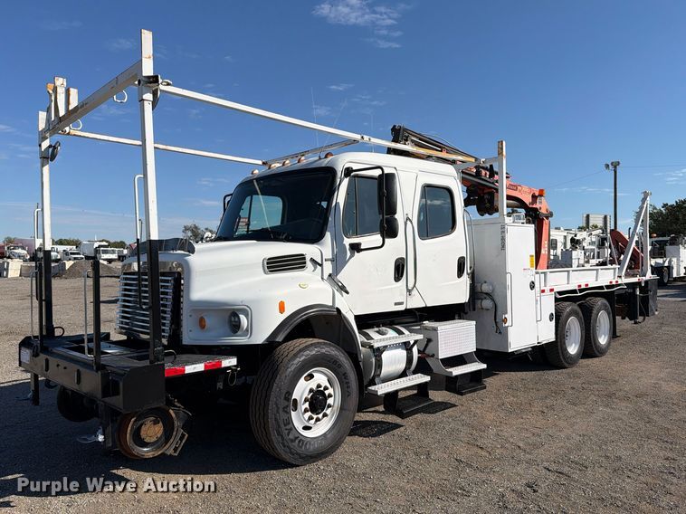 image for item FW3597 2007 Freightliner Business Class M2 Crew Cab crane truck
