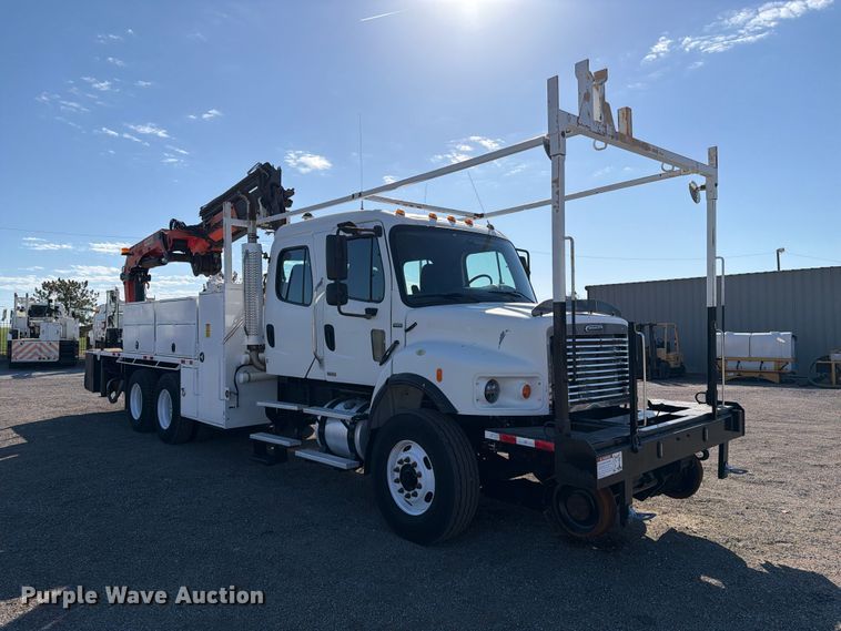 image for item FW3597 2007 Freightliner Business Class M2 Crew Cab crane truck