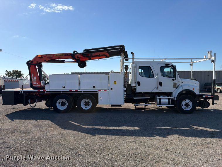 image for item FW3597 2007 Freightliner Business Class M2 Crew Cab crane truck