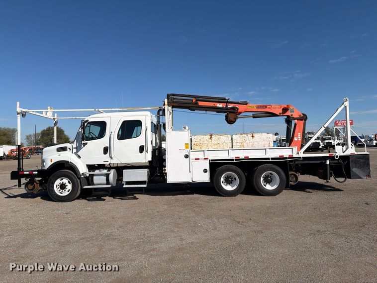 image for item FW3597 2007 Freightliner Business Class M2 Crew Cab crane truck