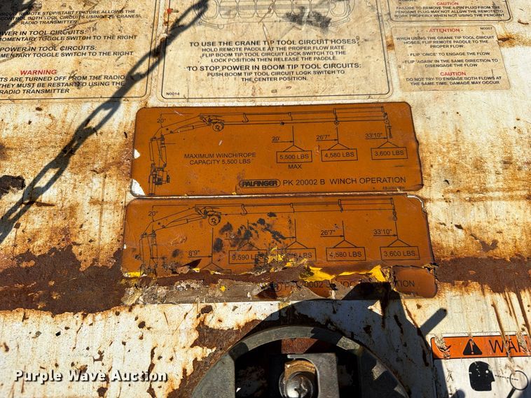 image for item FW3597 2007 Freightliner Business Class M2 Crew Cab crane truck