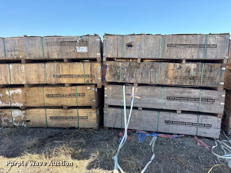 image for item DO1933 (24) 2024 Valley Pioneer MAC1220F livestock sheds