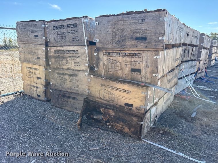 image for item DO1933 (24) 2024 Valley Pioneer MAC1220F livestock sheds