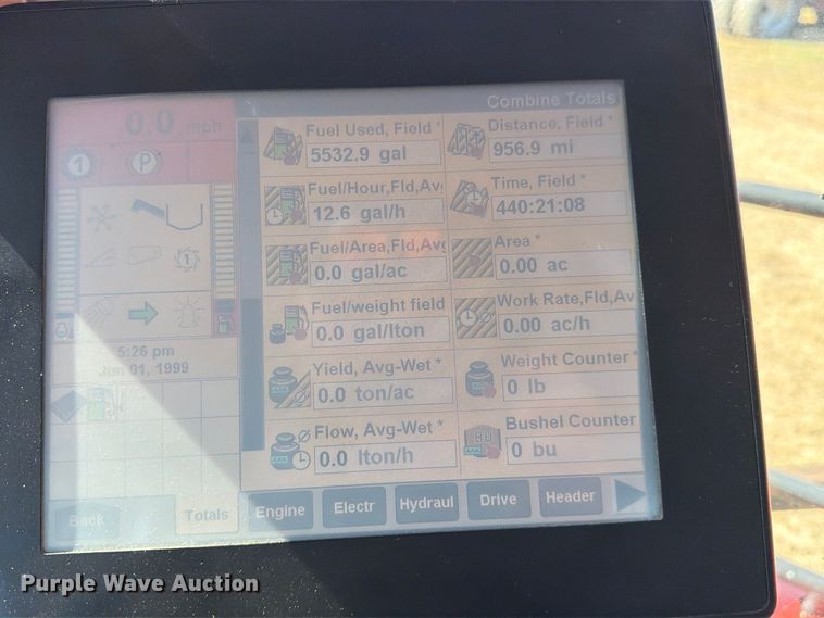 image for item EA7420 2008 Case IH 8010 Axial-Flow RWA combine