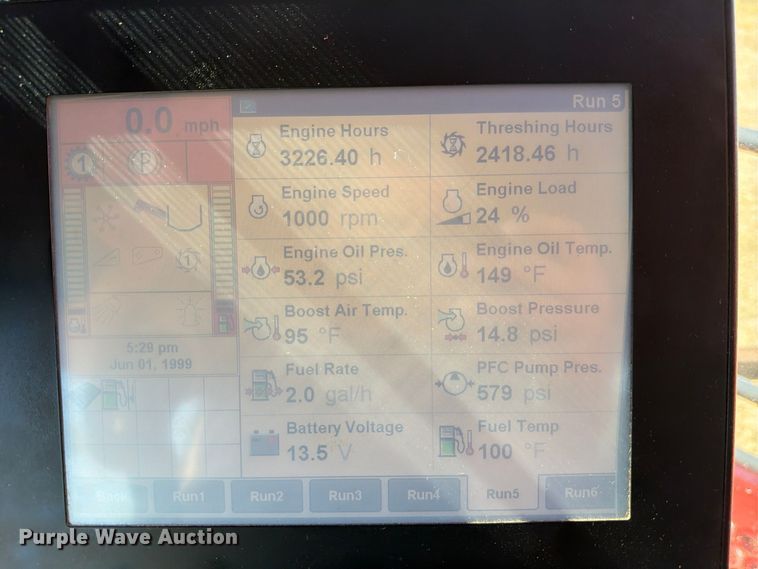 image for item EA7420 2008 Case IH 8010 Axial-Flow RWA combine