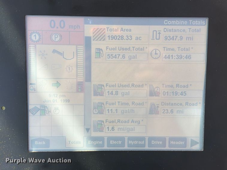 image for item EA7420 2008 Case IH 8010 Axial-Flow RWA combine