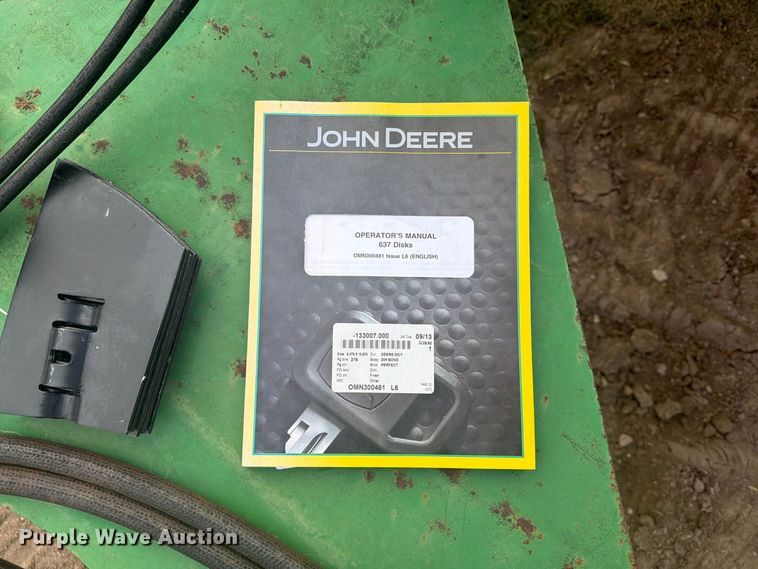 image for item EI7870 John Deere Rock Disk 637 tandem disk
