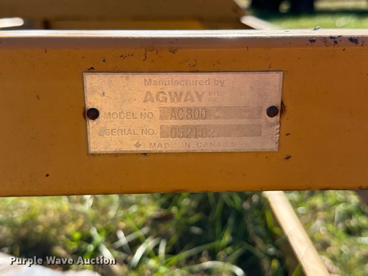 image for item EO8814 Agway AC800 bale accumulator