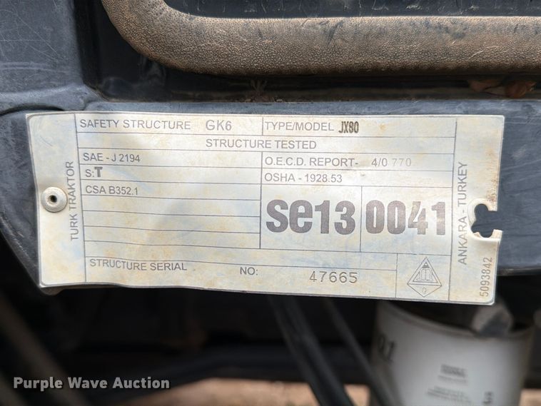 image for item FC0473 2008 Case JX80 MFWD tractor