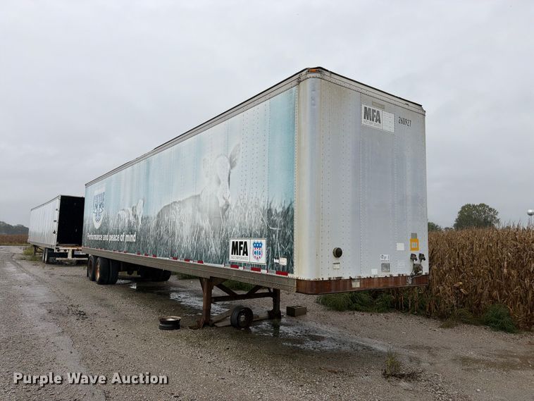 image for item DT3014 1998 Fruehuaf dry van trailer