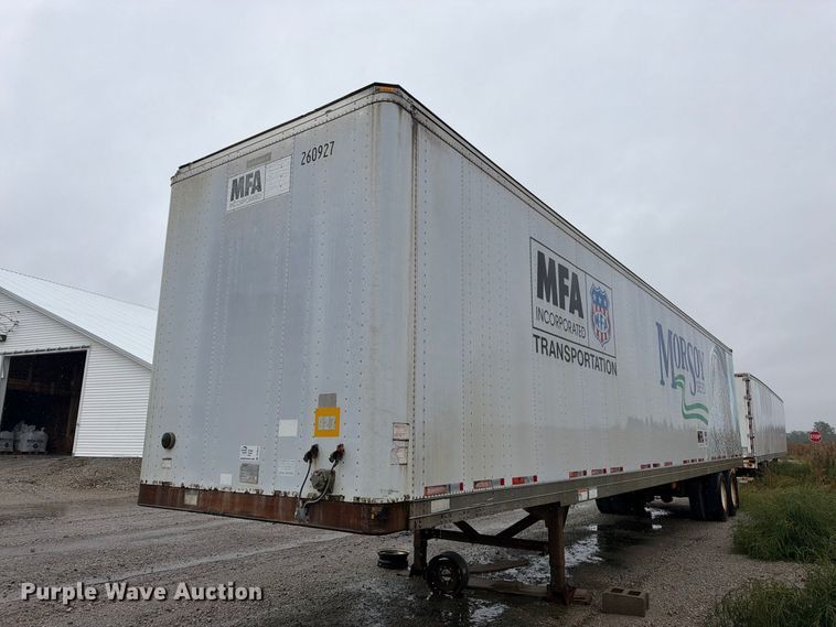image for item DT3014 1998 Fruehuaf dry van trailer