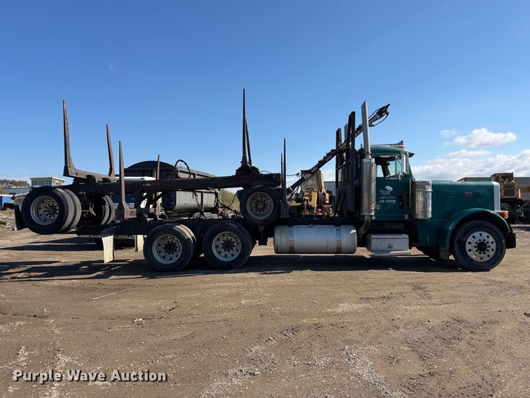 image for item EP3091 2003 Peterbilt 379 log truck