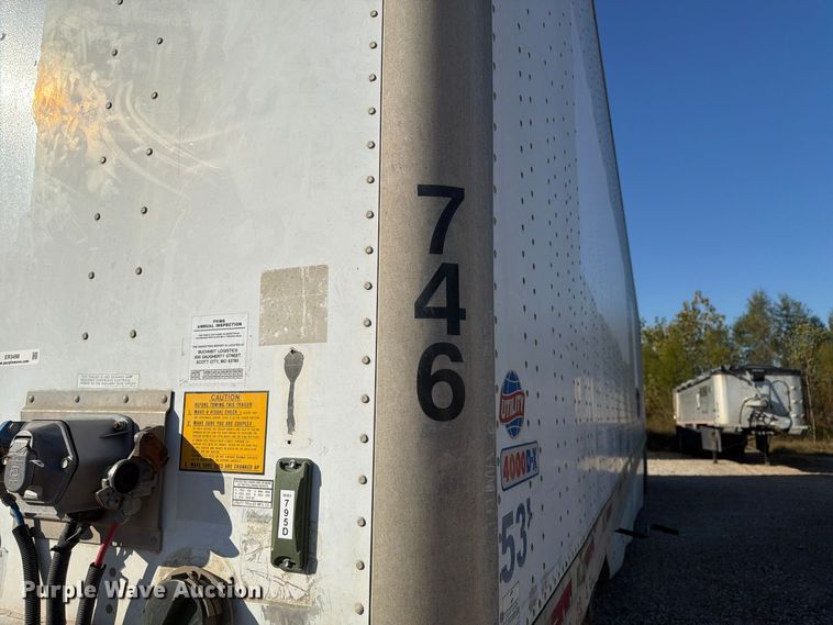 image for item ER3498 2008 Utility Trailer Manufacturing VS2DX dry van trailer