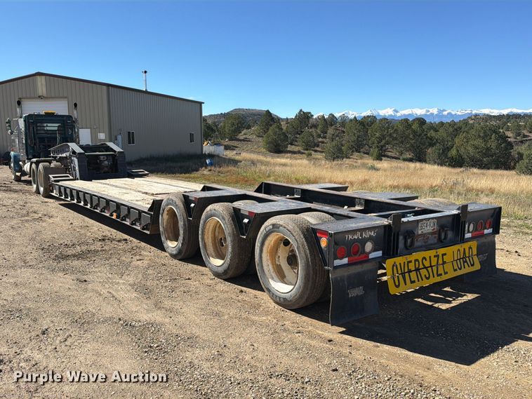 image for item EW1199 1994 Trail King Industries TK80HDG-483 lowboy equipment trailer