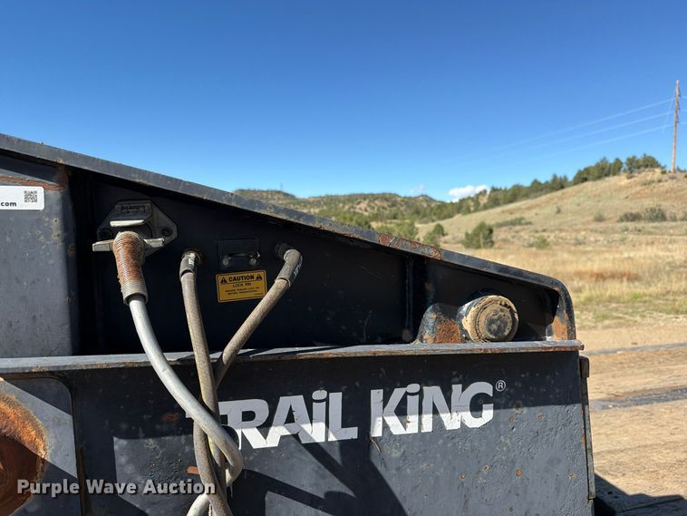 image for item EW1199 1994 Trail King Industries TK80HDG-483 lowboy equipment trailer
