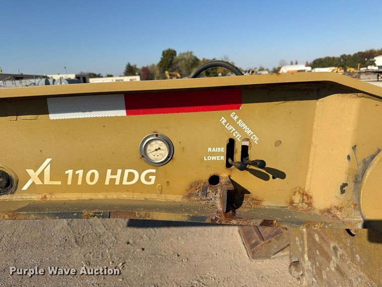 image for item FG3070 2017 X-L Specialized Trailers Inc lowboy equipment trailer
