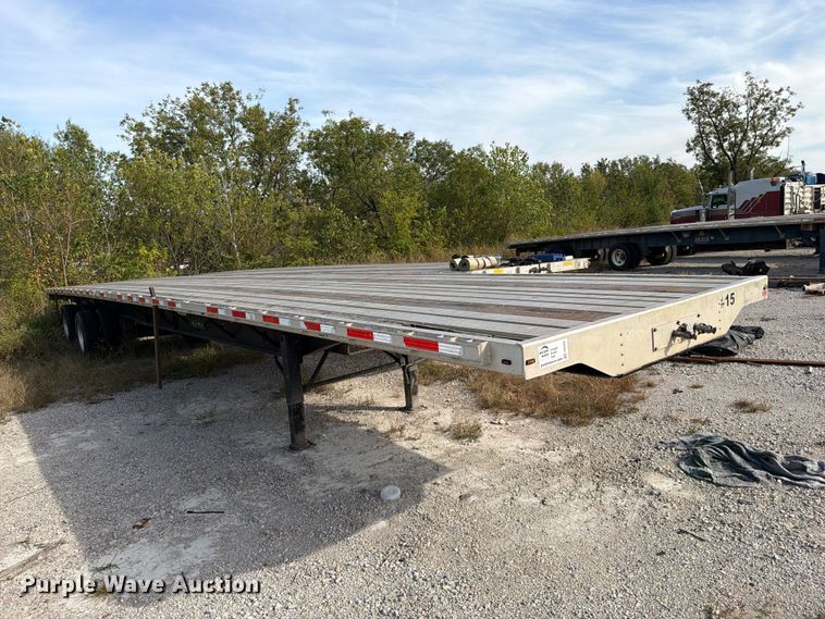 image for item FI0459 2015 Transcraft Eagle II flatbed trailer