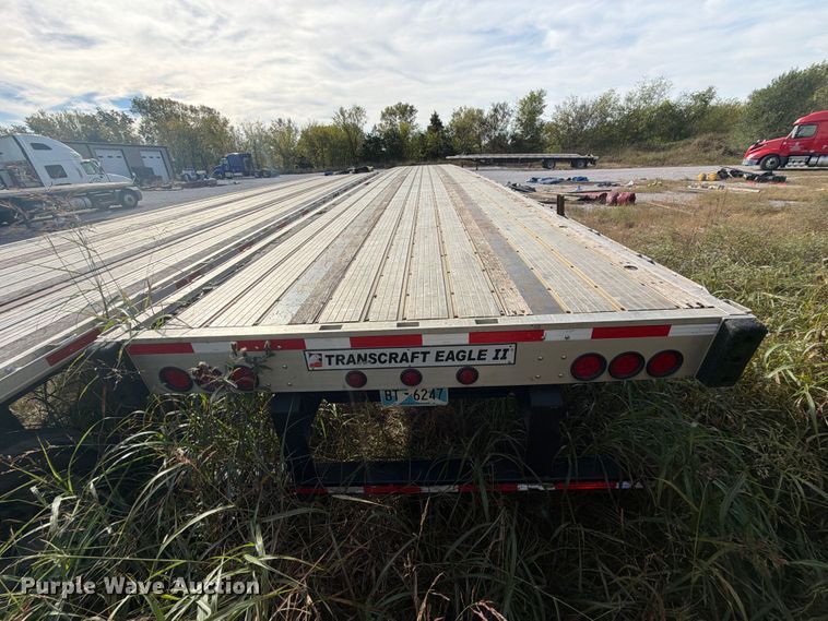 image for item FI0459 2015 Transcraft Eagle II flatbed trailer