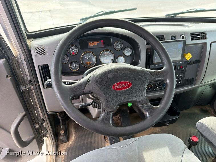 image for item FI0466 2020 Peterbilt 337 dump flatbed pickup truck