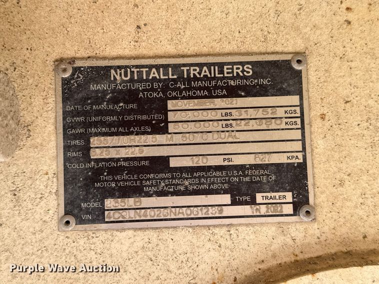 2022 Nuttall 235LB