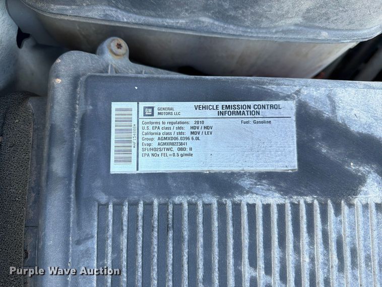 image for item DT2954 2010 Chevrolet Silverado 2500HD pickup truck