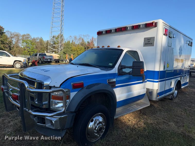 image for item DT2968 2009 Ford F450 ambulance