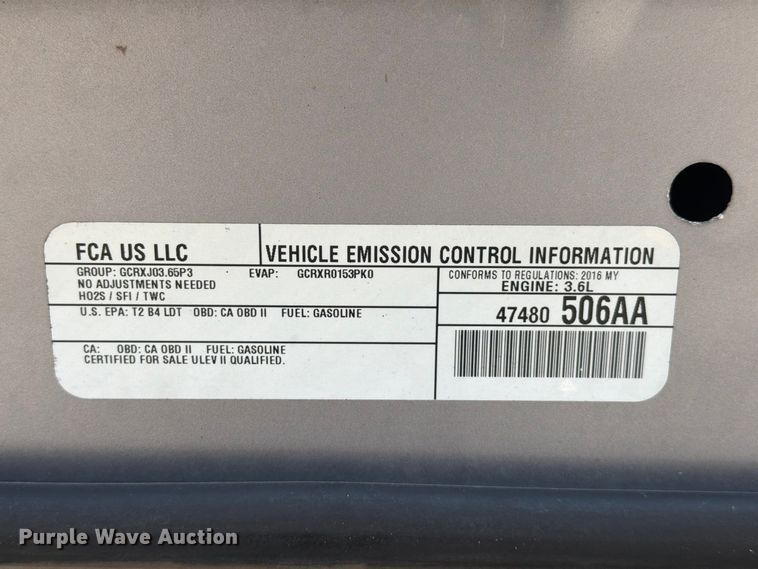 image for item EU0904 2016 Dodge Journey SUV