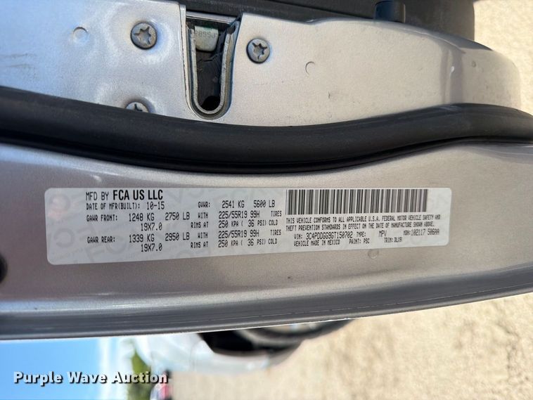 image for item EU0904 2016 Dodge Journey SUV