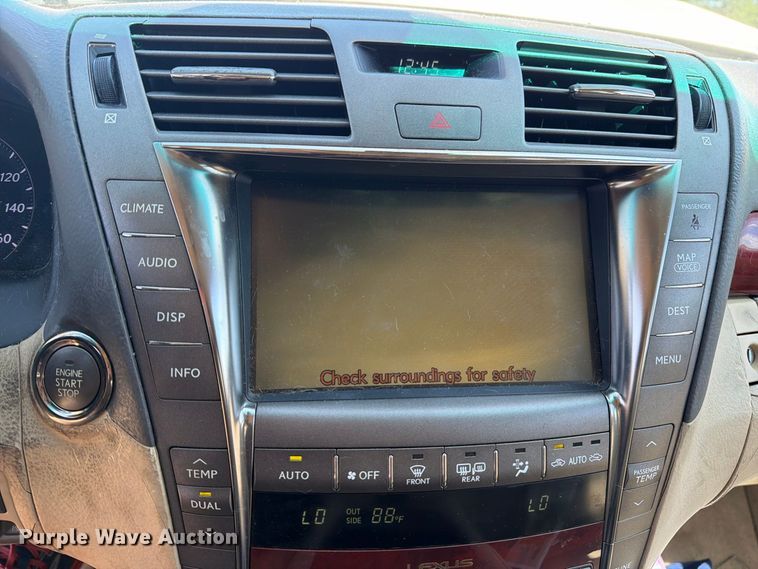 image for item EU0918 2008 Lexus LS460 