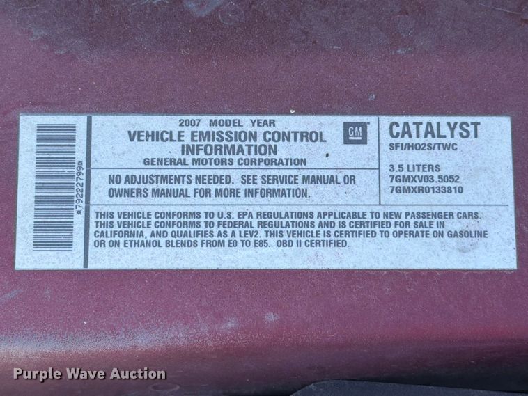 image for item EU0949 2007 Chevrolet Impala 
