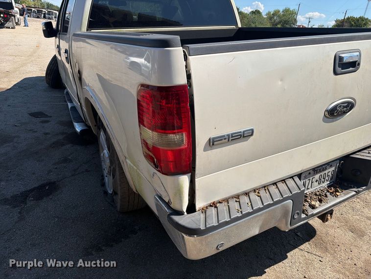 image for item EU0951 2008 Ford F150 Crew Cab pickup truck