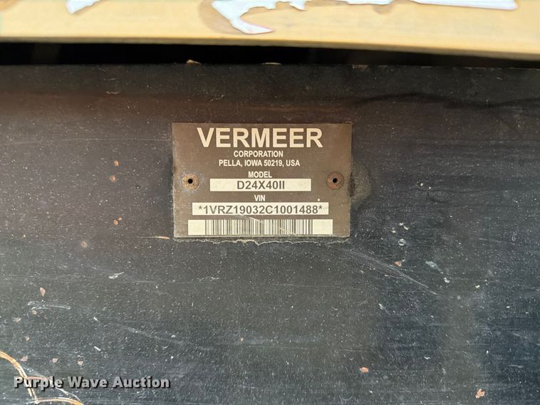 image for item EI7876 2012 Vermeer D24x40 Series II directional boring unit