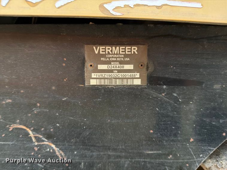 image for item EI7876 2012 Vermeer D24x40 Series II directional boring unit